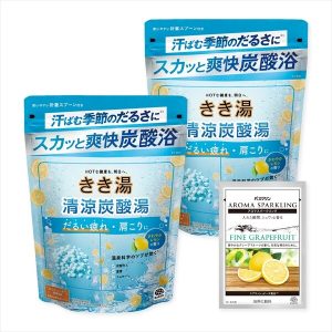 *きき湯清涼炭酸湯さわやかレモンの香り2個セット