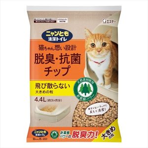 *【エステー】ニャンとも清潔トイレ 脱臭・抗菌チップ 大きめの粒