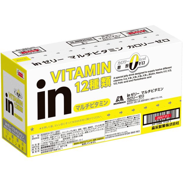 ｉｎゼリー マルチビタミンカロリーゼロ １８０ｇ×６