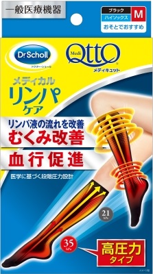 メディキュットハイソックスL