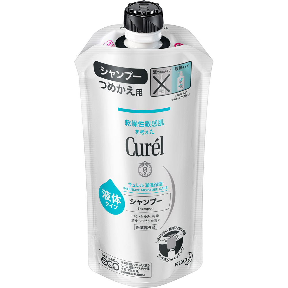キュレル シャンプー つめかえ用 340ml