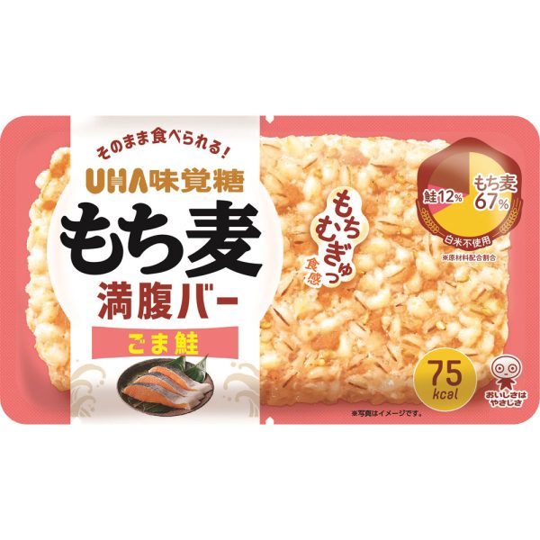 もち麦満腹バー ごま鮭