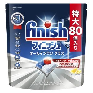 *フィニッシュ オールインワンプラス L 食洗機用洗剤 80P