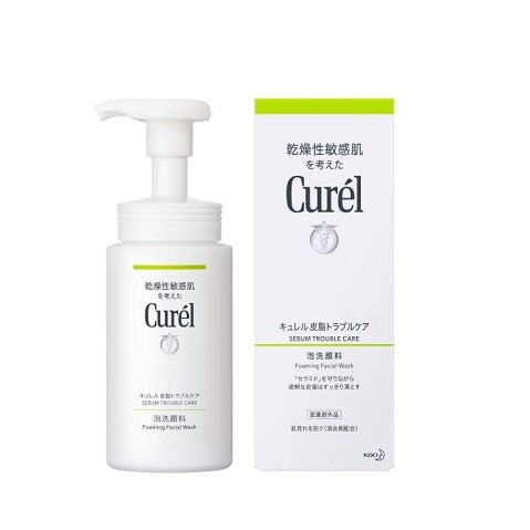 キュレル皮脂トラブルケア泡洗顔料150ml