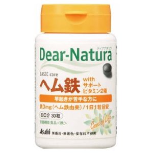 4946842634811 Dear Natura ヘム鉄withサポートV2種30粒