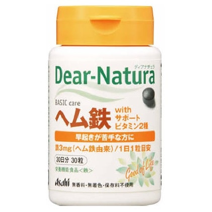 Dear Natura  ヘム鉄withサポートＶ2種30粒